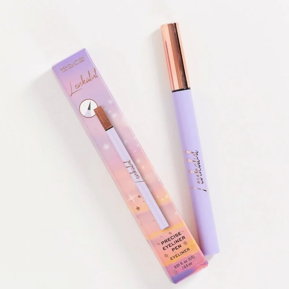 Revolution x Lenkalul Precise Eyeliner Pen Black Liquid Felt Tip 0.5ml‎ NEW